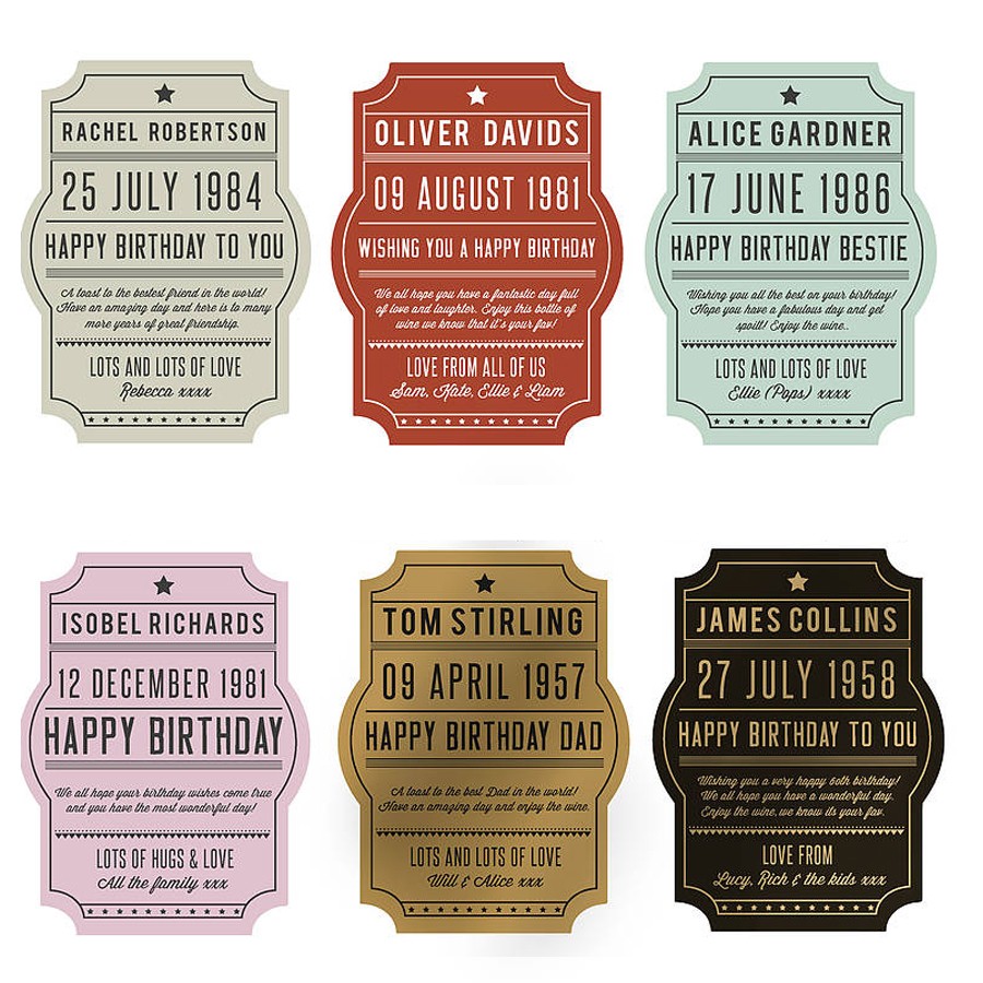 Custom Bottle Labels