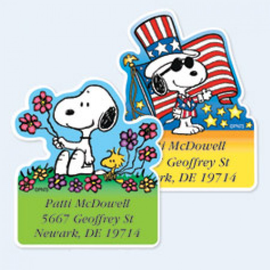 Die cut Return Address Labels