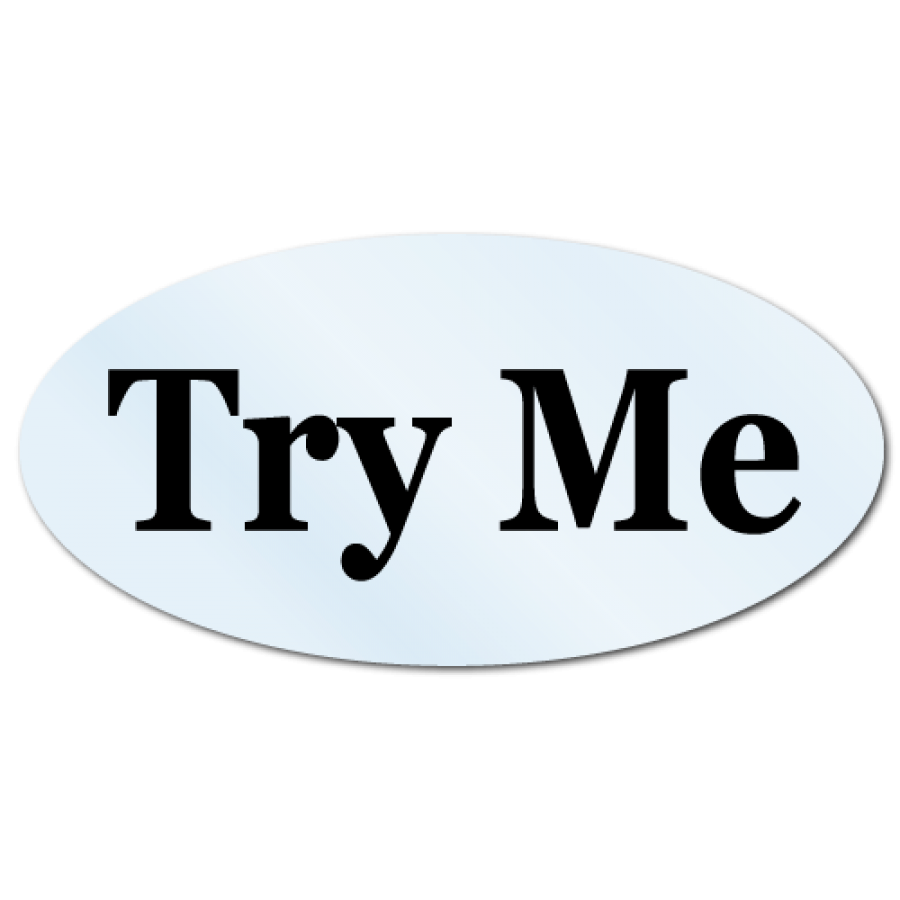 Oval Body Product Labels