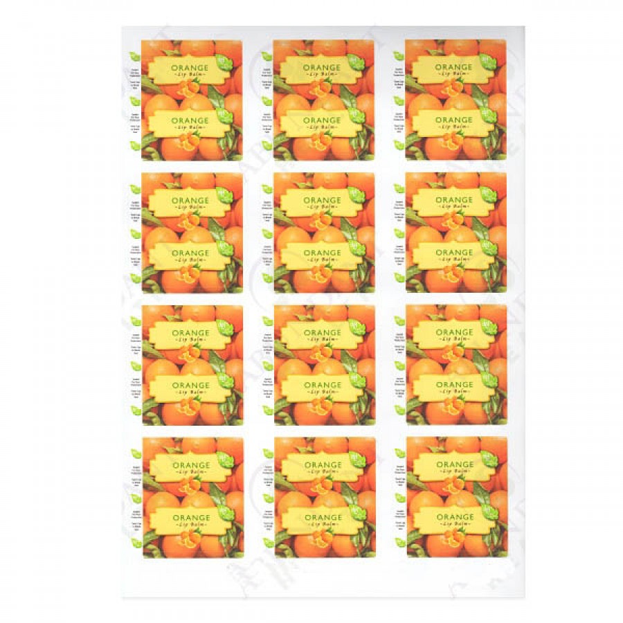 Rectangle Lip Balm Labels