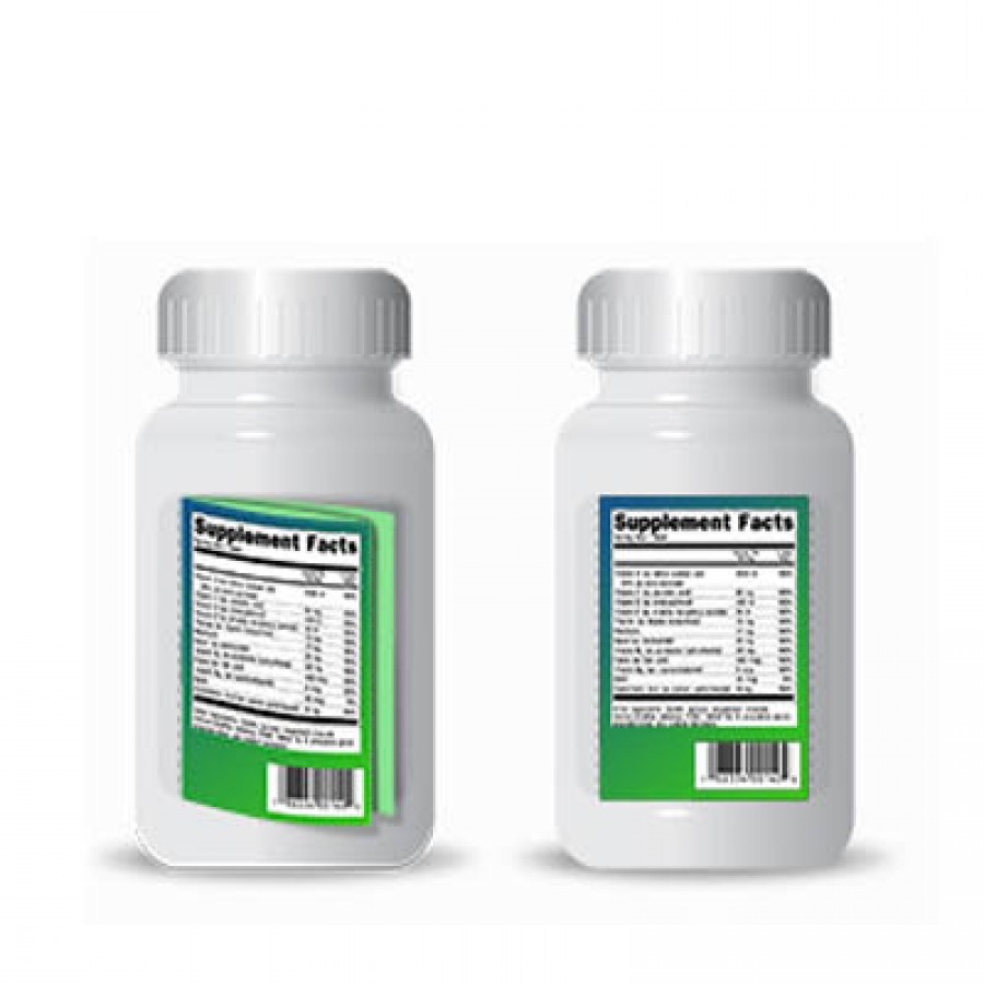 Rectangle Nutraceutical Product Labels