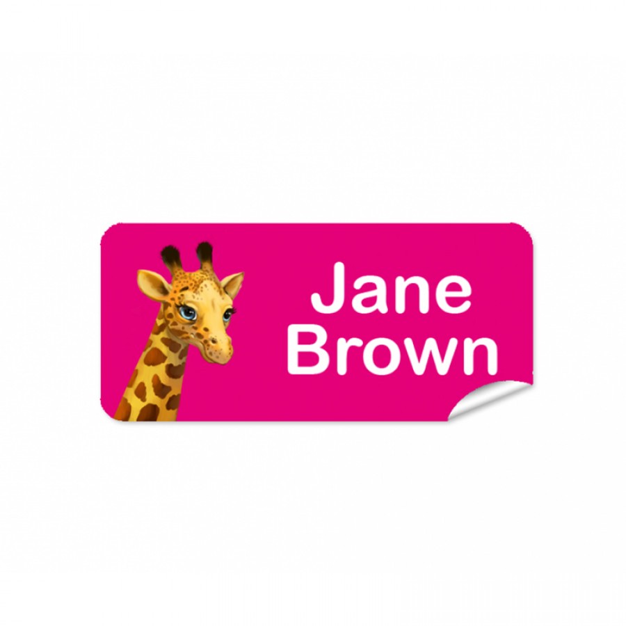 Rectangle Kids Labels