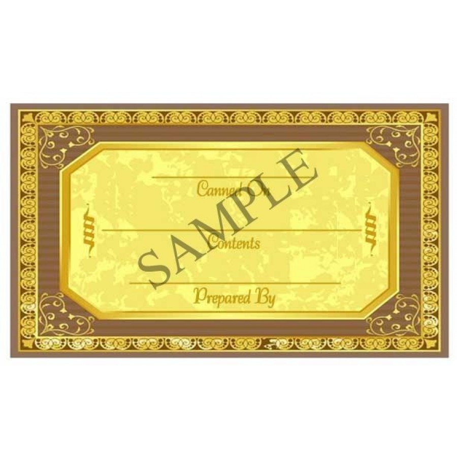 Rectangle Canning Labels