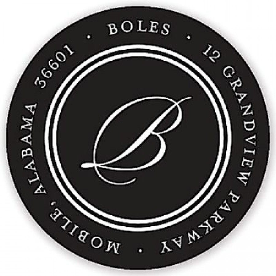 Round Frosted/Etched Labels