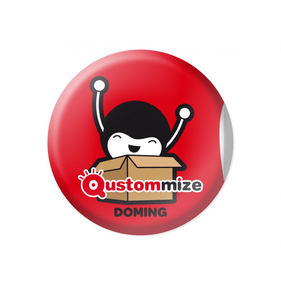 Round Resin domed labels