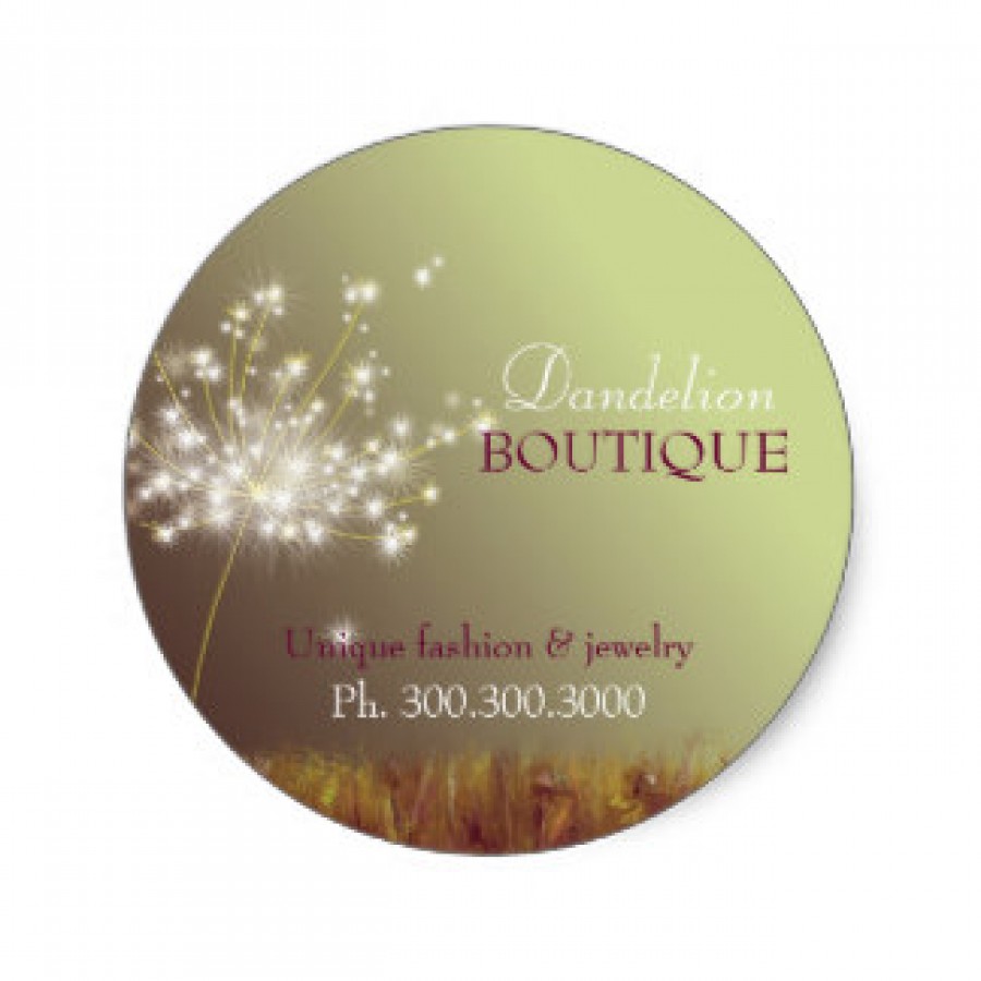 Round Business Labels