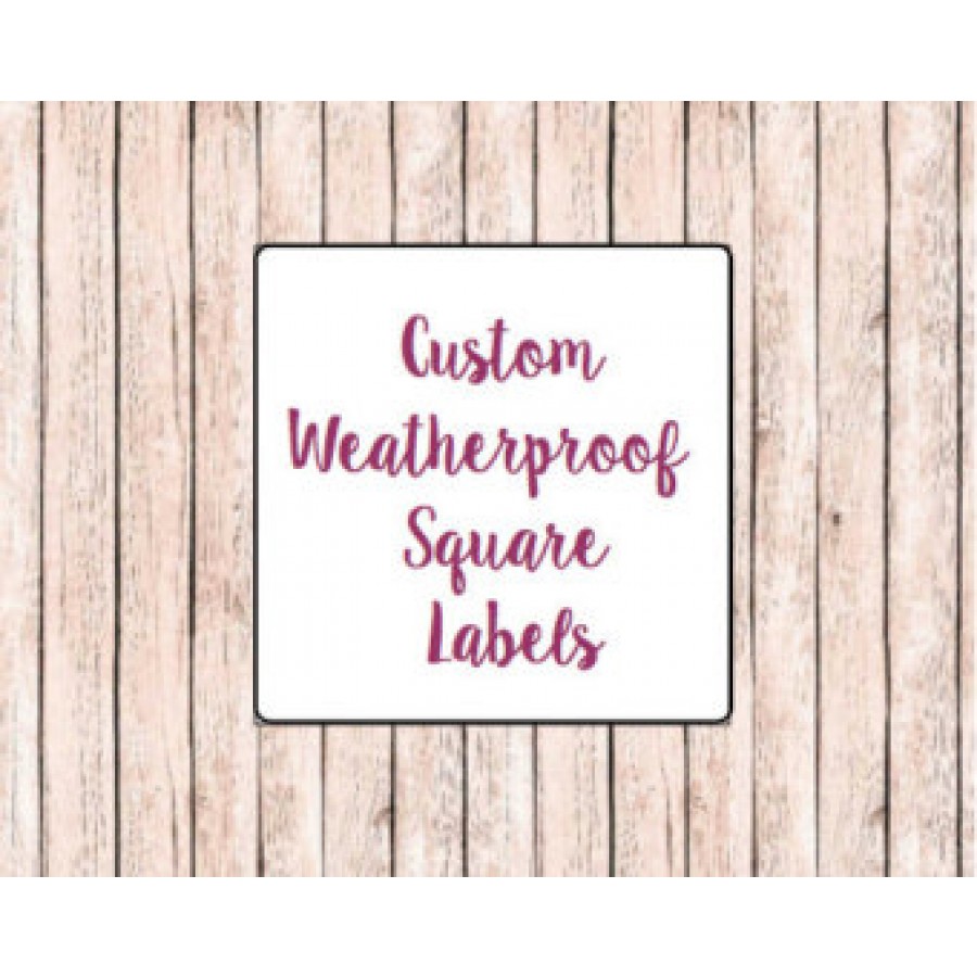 Square Bath & Beauty Labels