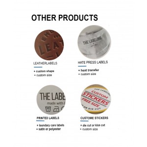 Round Woven Labels