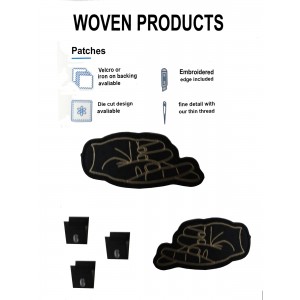 Die Cut Woven Labels