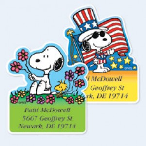 Die cut Return Address Labels