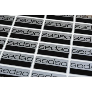 Custom Metallic Silver Labels