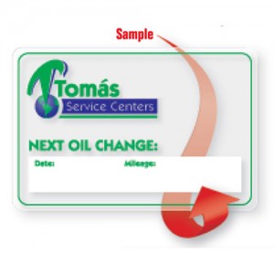 Rectangle static cling window labels