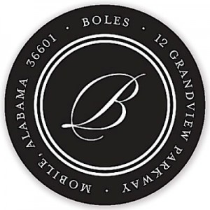 Round Frosted/Etched Labels