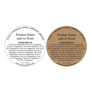 Round Product Labels