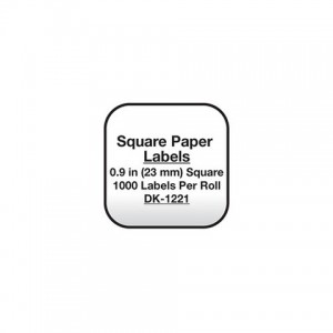 Square paper labels 