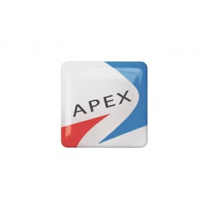 Square Resin domed labels