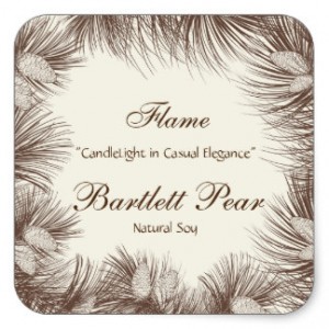 Square Candle Labels