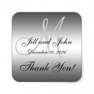 Square Silver Labels