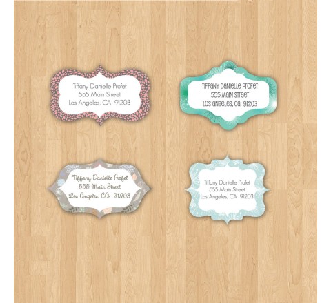 Die Cut Bath & Beauty Labels