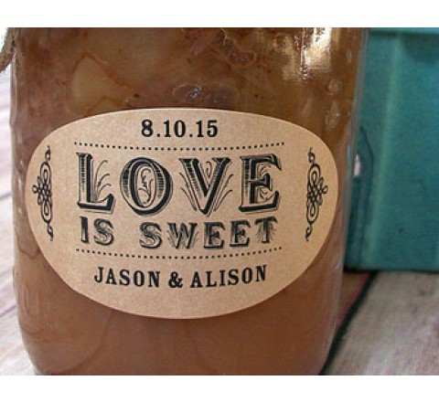 Oval Jar Labels