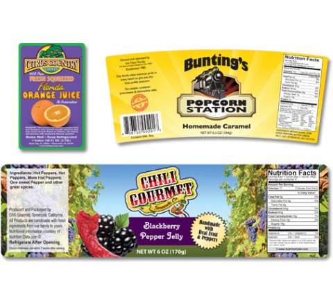 Oval Product Labels