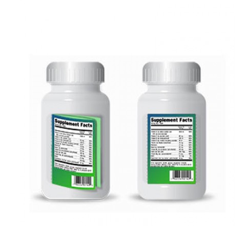 Rectangle Nutraceutical Product Labels